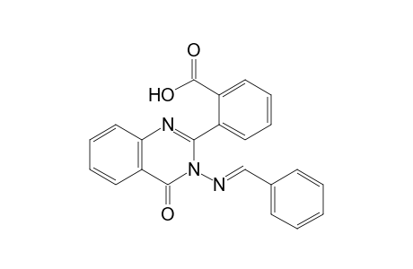 2-[3-[(E)-benzalamino]-4-keto-quinazolin-2-yl]benzoic acid