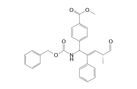 [(1SR)-Benzyloxycarbonylamino-(4R)-methyl-5-oxo-2-phenylpent-(2E)-enyl]benzoic acid methyl ester