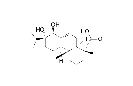 1-Phenanthrenecarboxylic acid, 1,2,3,4,4a,4b,5,6,7,8,10,10a-dodecahydro-7,8-dihydroxy-1,4a-dimethyl-7-(1-methylethyl)-, [1R-(1.alpha.,4a.beta.,4b.alpha.,7.beta.,8.beta.,10a.alpha.)]-