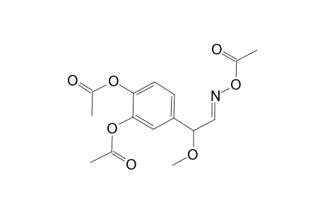 (E)-O-Acetyl-2-(3,4-diacetyloxyphenyl)-2-methoxyethanaloxime