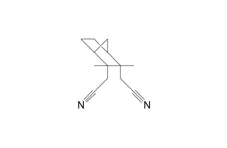2-exo, 3-exo-Dimethyl-bicyclo(2.2.1)heptane-2-endo,3-endo-diacetonitrile