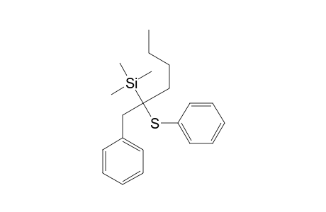 Silane, trimethyl[1-(phenylmethyl)-1-(phenylthio)pentyl]-