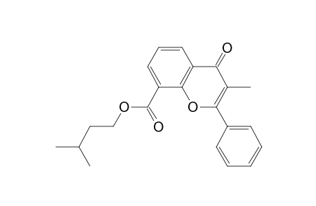 8-Carboxy-3-methylflavone, 3-methylbutyl ester