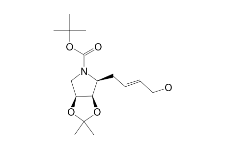 (E)-N-(TERT.-BUTOXYCARBONYL)-2,3,4,5,8-PENTADEOXY-5,8-IMINO-6,7-O-ISOPROPYLIDENE-L-ARABINO-OCT-2-ENITOL