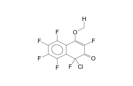 1-CHLORO-2-OXO-4-METHOXY-1,2-DIHYDROHEXAFLUORONAPHTHALENE