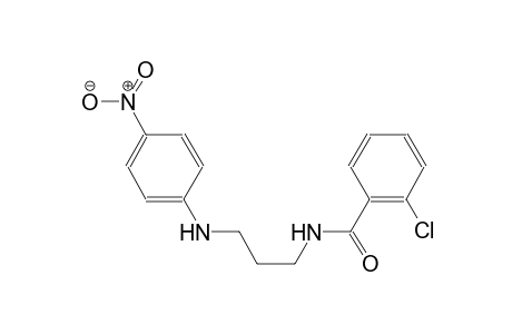 2-Chloranyl-N-[3-[(4-nitrophenyl)amino]propyl]benzamide