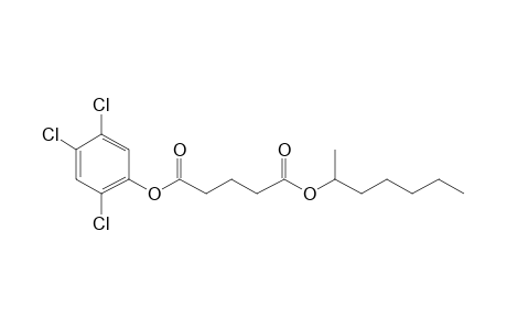 Glutaric acid, hept-2-yl 2,4,5-trichlorophenyl ester