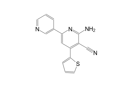 6-amino-4-(thiophen-2-yl)-[2,3'-bipyridine]-5-carbonitrile