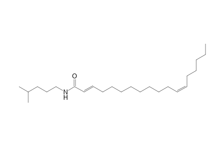 (2E,12Z)-N-(4-Methylpentyl)octadeca-2,12-dienamide