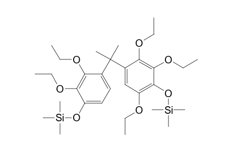 2-[p-(trimethylsilyloxy)triethoxyphenyl]-2-[(trimethylsilyloxy)diethoxyphenyl]propane-