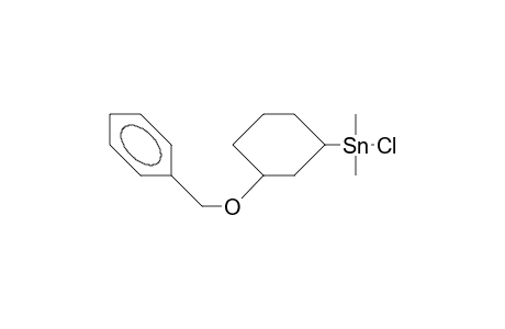 (cis-3-Benzyloxy-cyclohexyl)-chloro-dimethyl-stannane