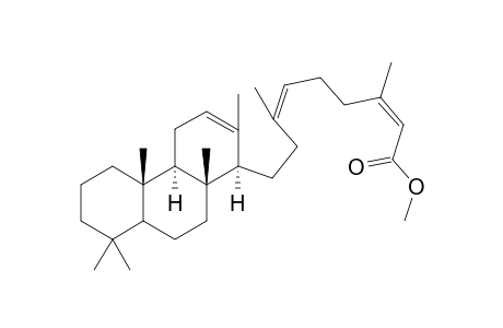 21,27-Dinor-13,17-secoergosta-12,17(20),24-trien-26-oic acid, 4,4,8,17-tetramethyl-, methyl ester, (5.alpha.,14.alpha.,17E,24Z)-