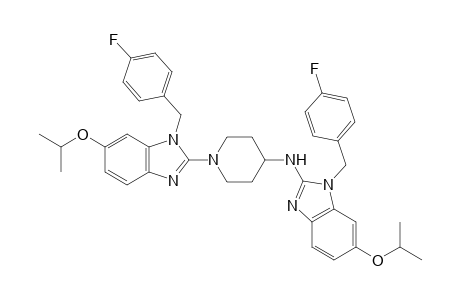 1-(4-Fluorobenzyl)-N-(1-(1-(4-fluorobenzyl)-6-isopropoxy-1H-benzo[d]imidazol-2-yl)piperidin-4-yl)-6-isopropoxy-1H-benzo[d]imidazol-2-amine