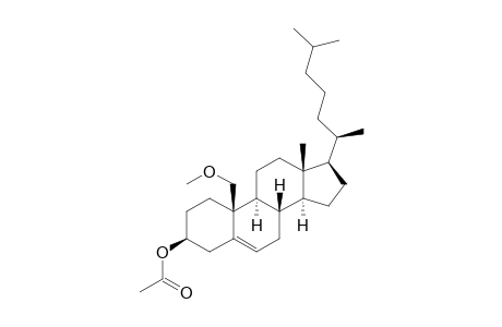 Cholest-5-en-3-ol, 19-methoxy-, acetate, (3.beta.)-
