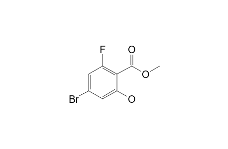 Benzoic acid, 4-bromo-2-fluoro-6-hydroxy-, methyl ester