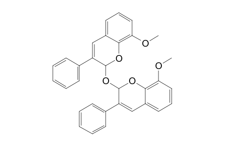 8-Methoxy-2-[(8-methoxy-3-phenyl-2H-1-benzopyran-2-yl)oxy]-3-phenyl-2H-1-benzopyran