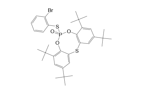 6-(2'-BROMOPHENYLTHIO)-2,4,8,10-TETRA-TERT.-BUTYLDIBENZO-[D,G]-[1,3,6,2]-DIOXATHIAPHOSPHOCIN-6-OXIDE