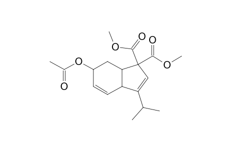 Dimethyl 3-Acetoxy-7-(isopropyl)bicyclo[4.3.0]nona-4,7-dien-9,9-dicarboxylate
