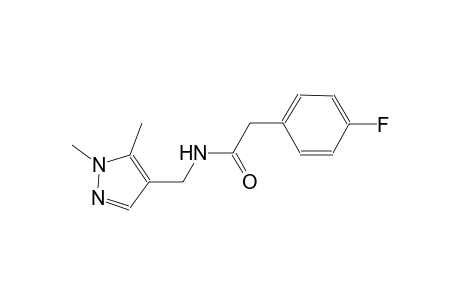 N-[(1,5-dimethyl-1H-pyrazol-4-yl)methyl]-2-(4-fluorophenyl)acetamide