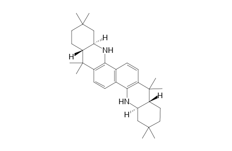 trans,trans-3,3,8,8,11,11,16,16-Octamethyl-1,2,3,4,4a,5,8,8a,9,10,11,12,12a,13,16,16a-hexadecahydroquino[2,3-b]acridine