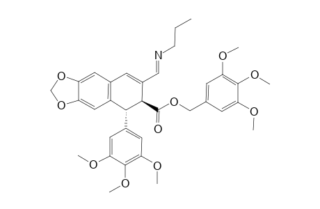 3,4,5-TRIMETHOXYBENZYL_9-DEOXY-9-PROPYLIMINE_ALPHA-APOPICROPODOPHYLLATE