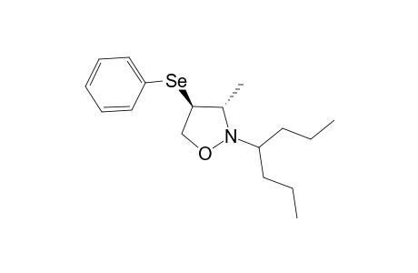 (3S,4S)-3-Methyl-4-(phenylseleno)-N-(4-heptyl)isoazolidine