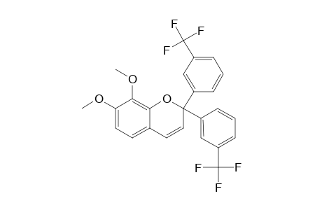 2,2-DI-(3-TRIFLUOROMETHYLPHENYL)-7,8-DIMETHOXY-2H-BENZOPYRAN