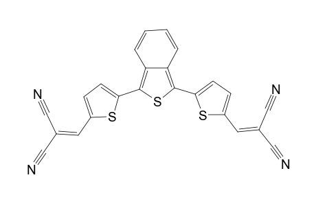 2-[[5-[3-[5-(2,2-dicyanoethenyl)-2-thiophenyl]-2-benzothiophen-1-yl]-2-thiophenyl]methylidene]propanedinitrile