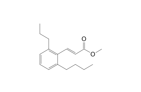 (E)-3-(2-butyl-6-propyl-phenyl)acrylic acid methyl ester