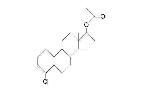 17b-Acetoxy-4-chloro-5a-androst-3-ene