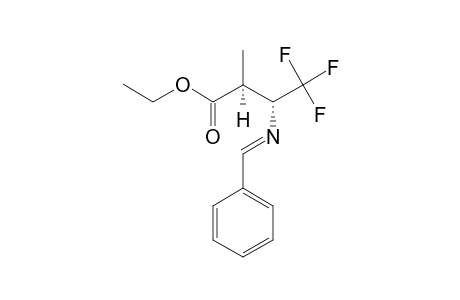 (2R*,3S*)-ETHYL-2-METHYL-3-(N-BENZYLIDENEAMINO)-4,4,4-TRIFLUOROBUTYRATE