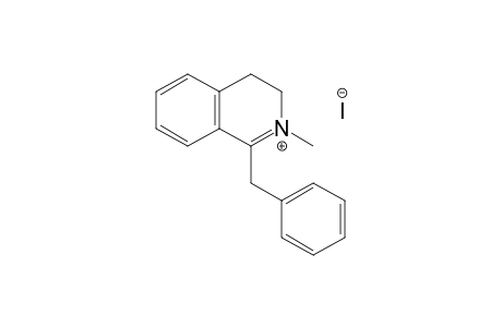 1-benzyl-3,4-dihydro-2-methylisoquinolinium iodide
