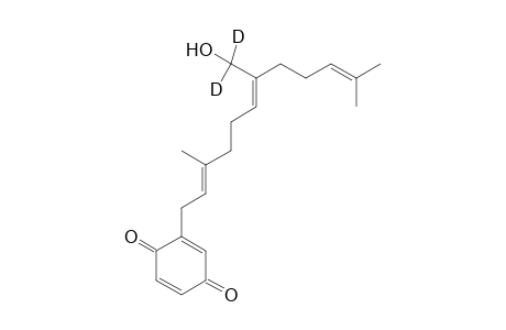2-[7-(dideuterohydroxymethyl)-3,11-dimethyl-2,6,10-dodecatrienyl]benzo-1,4-quinone