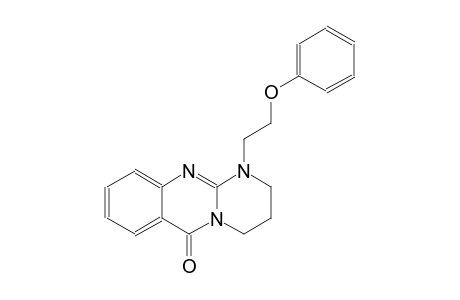 6H-pyrimido[2,1-b]quinazolin-6-one, 1,2,3,4-tetrahydro-1-(2-phenoxyethyl)-