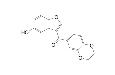2,3-dihydro-1,4-benzodioxin-6-yl(5-hydroxy-1-benzofuran-3-yl)methanone