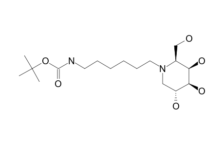 N-[6-(TERT.-BUTYLOXYCARBONYLAMINO)-HEXYL]-1,5-DIDEOXY-1,5-IMINO-D-GALACTITOL