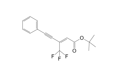 tert-Butyl 3-(trifluoromethyl)-5-phenylpen-2-en-4-ynoate