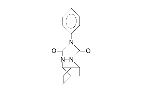 N-Phenyl-4,5-diaza-tricyclo(4.3.0.0/3,7/)non-8-ene-4-carboximide