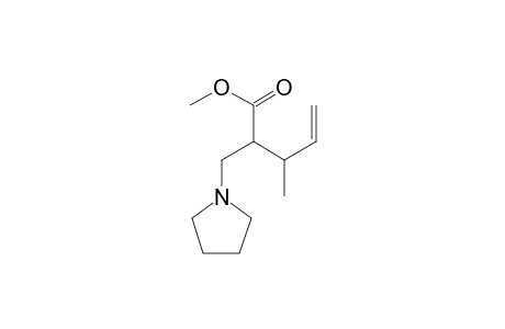 3-Methyl-2-(1-pyrrolidinylmethyl)-4-pentenoic acid methyl ester