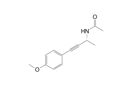 (R)-N-(4-(4-Methoxyphenyl)but-3-yn-2-yl)acetamide