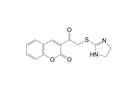 3-[(4,5-Dihydro-1H-imidazol-2-ylsulfanyl)acetyl]-2H-chromen-2-one