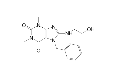 1H-purine-2,6-dione, 3,7-dihydro-8-[(2-hydroxyethyl)amino]-1,3-dimethyl-7-(phenylmethyl)-