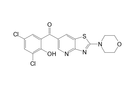 6-(2-Hydroxy-3,5-dichlorobenzoyl)-2-(morpholin-4-yl)thiazolo[4,5-b]pyridine