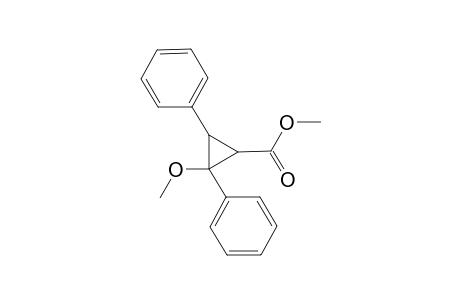 Cyclopropanecarboxylic acid, 2-methoxy-2,3-diphenyl-, methyl ester, (1.alpha.,2.alpha.,3.beta.)-