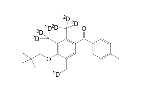 [p-Methylphenyl][4'-(t-Butylmethoxy)-2',3'-perdeutereiodimethyl-5'-monodeuteriomethylphenyl]Ketone