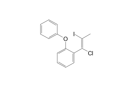 1-Chloro-2-iodo-1-(o-phenoxyphenyl)prop-1-yne