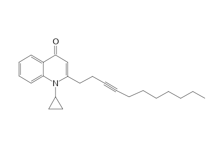 1-CYCLOPROPYL-2-(3'-UNDECENYL]-4-(1H)-QUINOLONE