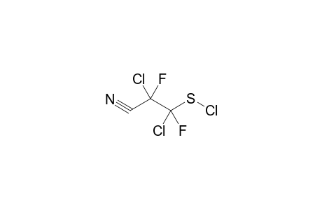 1,2-Dichloro-2-cyano-1,2-difluoroethanesulfenyl chloride