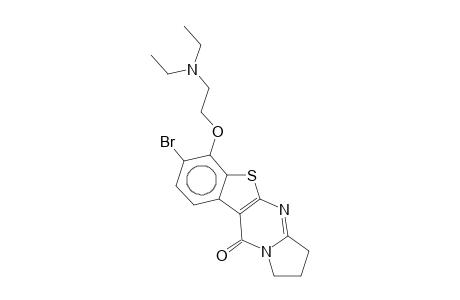 7-Bromo-6-(2-diethylaminoethoxy)-2,3,6,7,8,9-hexahydro-1H,10H-benzo[4',5']thieno[3',2'-d]pyrrolo[1,2-a]pyrimidin-10-one