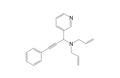 N,N-Diallyl-N-[3-phenyl-1-(3-pyridinyl)-2-propynyl]amine